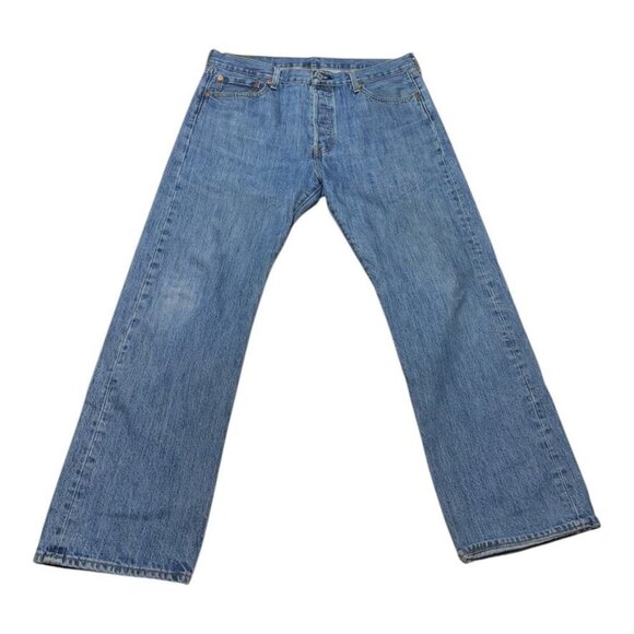 Levi's 501 Straight Cut Jeans Blue Size 36 x 29 - Picture 1 of 12